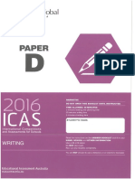 2016 ICAS Writing Paper D PDF