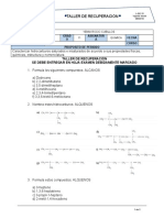 Taller de Recuperacion 11 Quimica