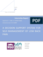 A Decision Support System For Self-Management of Low Back Pain