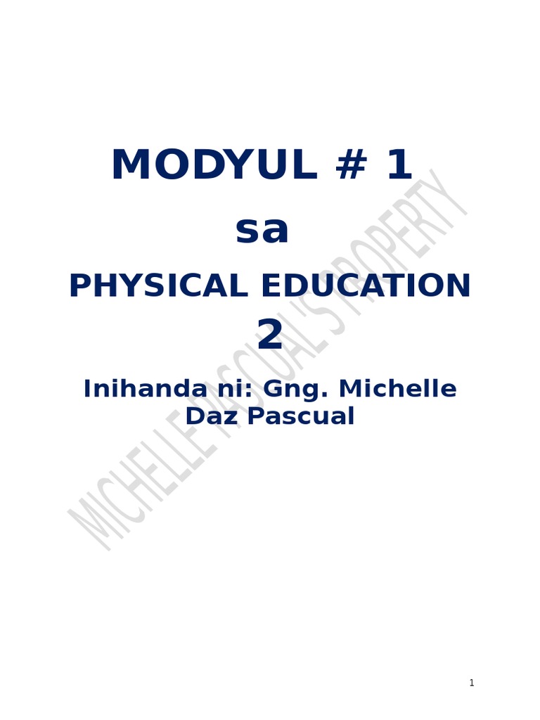 Modyul 1 PDF | PDF