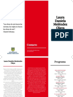 Laura Melendez Porgrama y Afiche