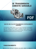 Caja de Transmision Continuamente Variable