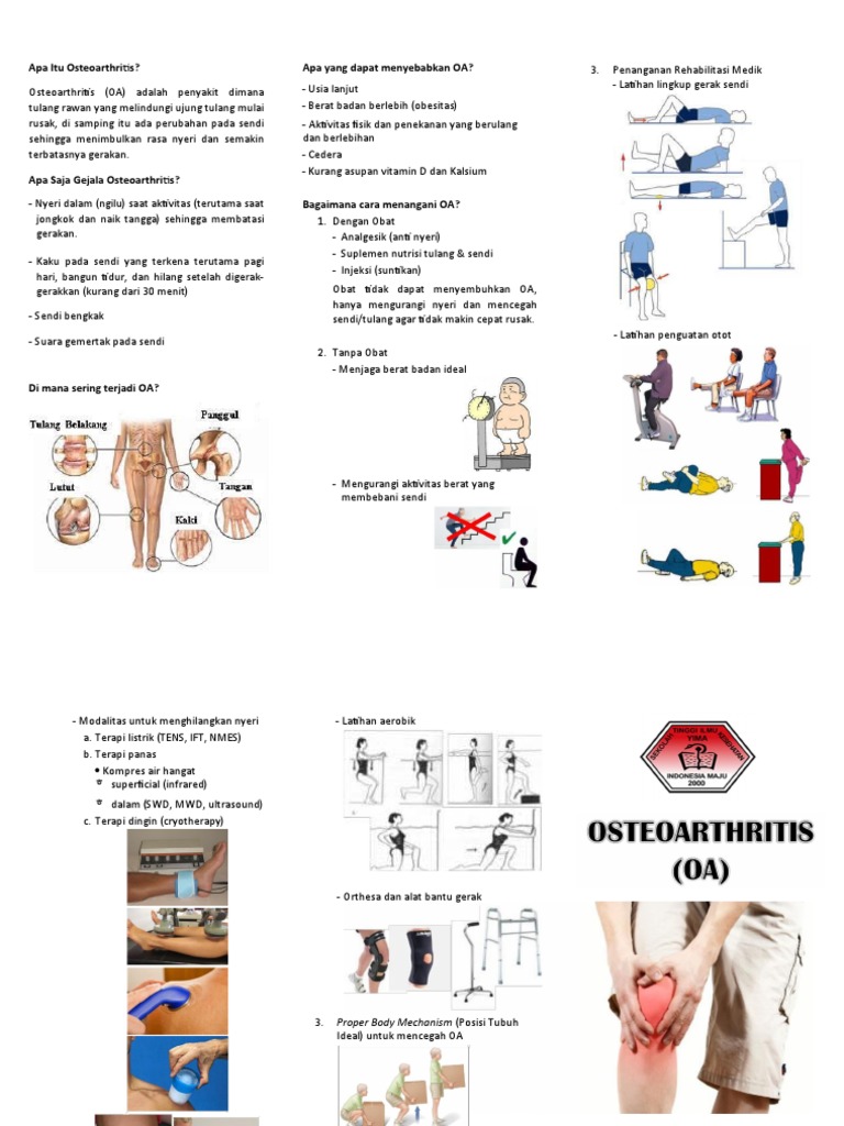 Leaflet Osteoarthritis Pdf