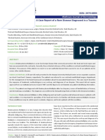 Steatocystoma Multiplex A Case Report of A Rare Disease Diagnosed in A Trauma Patient