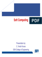 Soft Computing: Presentation By: C. Vinoth Kumar SSN College of Engineering