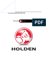 Holden Rodeo - DMAX 2003-07 Workshop Manual PDF