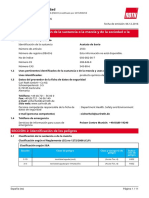 Ficha de datos de seguridad acetato de bario