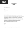 Ejemplo de Carta de Solicitud de Empleo