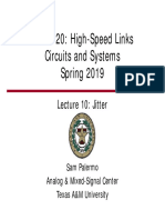 ECEN720: High-Speed Links Circuits and Systems Spring 2019: Lecture 10: Jitter
