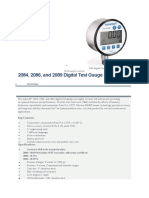 2084, 2086, and 2089 Digital Test Gauge: Applications Certificates & Approvals