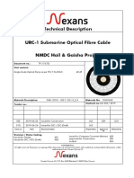 Technical Description NEXANS URC-1 Submarine Optical Fiber Cable For NMDC Hail & Ghasha Project PDF