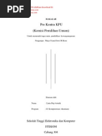 Download MAKALAH pro kontra Komisi Pemilihan Umum Indonesia  by appror SN46841706 doc pdf