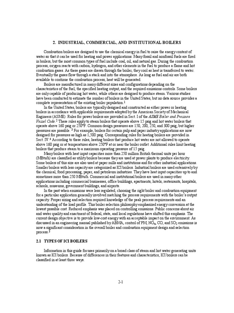 ICI Boilers: Types and Applications | PDF | Boiler | Combustion