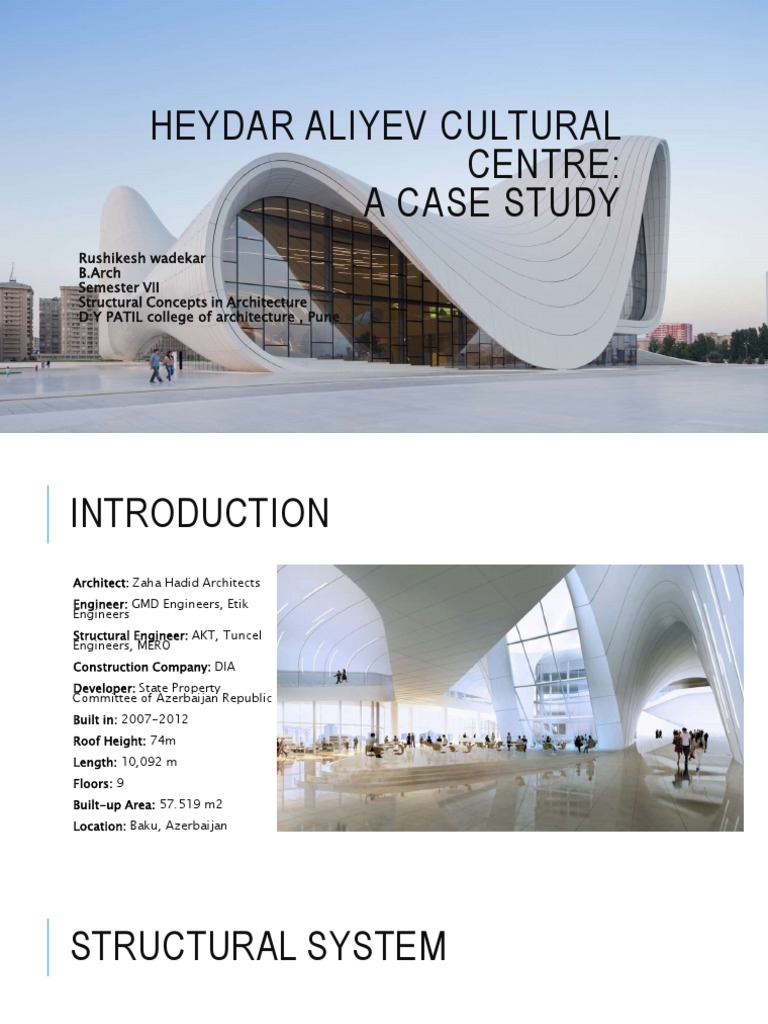 Heydar Aliyev Center: Structural Analysis | PDF | Framing (Construction ...