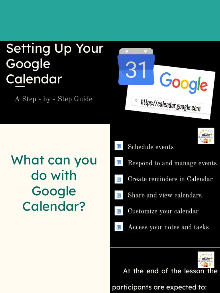 GOOGLE CALENDAR TUTORIAL PDF visual data 6