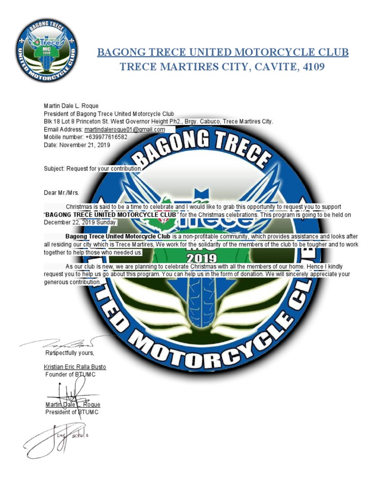 Solicitation Letter | PDF
