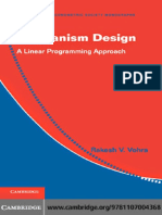 (Econometric Society Monographs) Rakesh V. Vohra - Mechanism Design - A Linear Programming Approach (2011, Cambridge University Press)