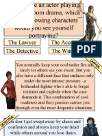 The Lawyer The Detective The Accused The Witness