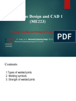 Lecture 8 Chapter 10 Weldin Joints 12 - 3 - 2020