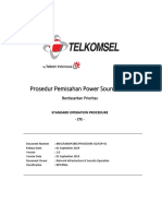 Prosedur Pemisahan Power Source RRU Berdasarkan Prioritas