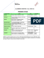 Llibres Curs 2020-21