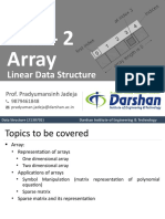 Unit - 2 Array: Linear Data Structure