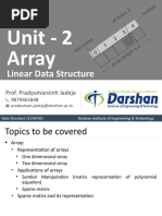 Unit - 2 Array: Linear Data Structure