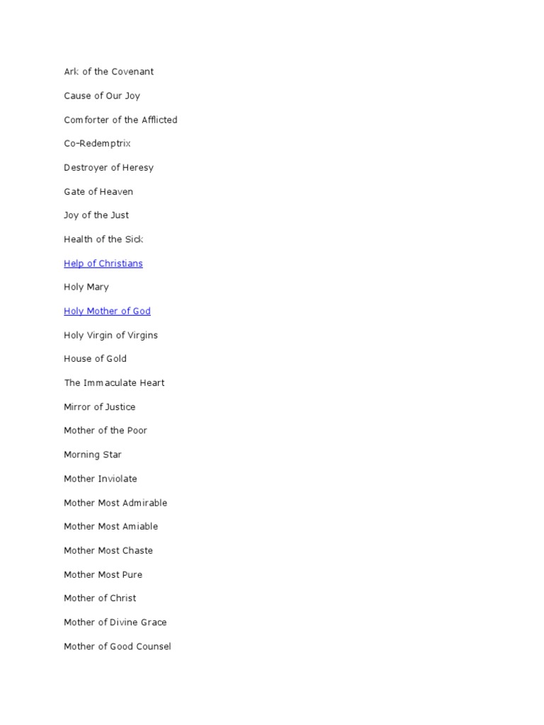 Mother Most Chaste: A Devotional Guide | PDF | Mary, Mother Of Jesus ...
