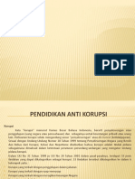 Pendidikan Anti Korupsi