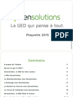 Plaquette Zensolutions 2015