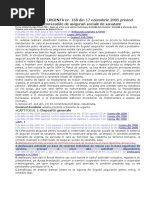 ORDONANTA DE URGENTA nr. 158 din 17 noiembrie 2005 privind concediile si indemnizatiile de asigurari sociale de sanatate.doc