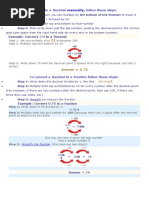 To Convert A Fraction To A Decimal Manually, Follow These Steps