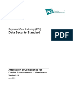 Data Security Standard: Payment Card Industry (PCI)