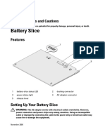 Battery Slice: About Warnings and Cautions
