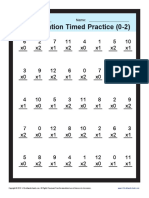 Multiplication Timed 0-2 PDF