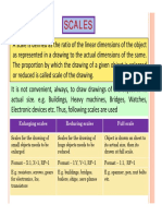 Scales: Enlarging Scales Reducing Scales Full Scale