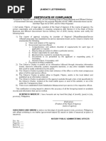 ARTA MC No. 2021 10 - Annex A - New COC Template | PDF | Justice ...