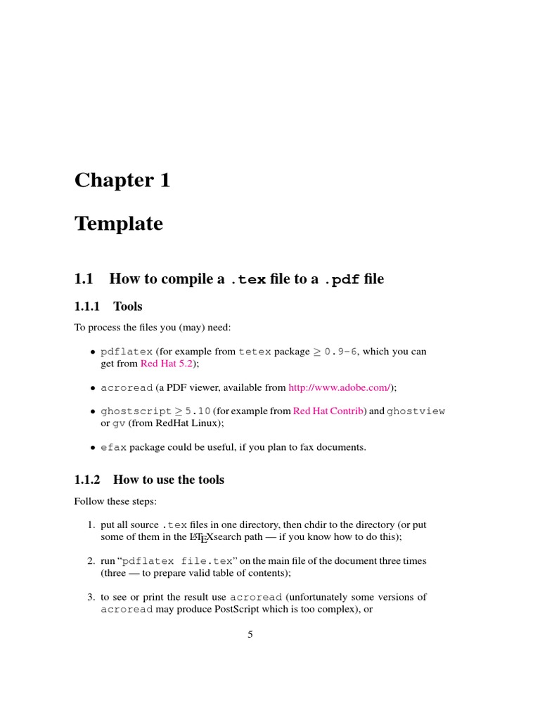 Compiling LaTeX to PDF Guide | PDF | Te X | Written Communication