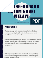 Undang-Undang Dalam Novel Melayu