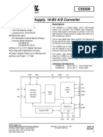 Single Supply, 16-Bit A/D Converter: Features Description