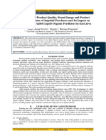 The Influence of Product Quality, Brand Image and Product Attraction Purchase of Impulsif Purchases and Its Impact On Intention To Buy Ajifol Liquid Organic Fertilizers in East Java