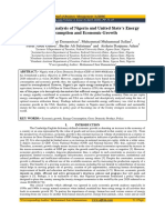 A Descriptive Analysis of Nigeria and United State's Energy Consumption and Economic Growth