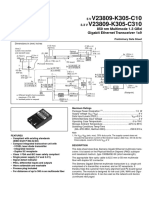 V23809-K305-C10 V23809-K305-C310: 850 NM Multimode 1.3 GBD Gigabit Ethernet Transceiver 1X9