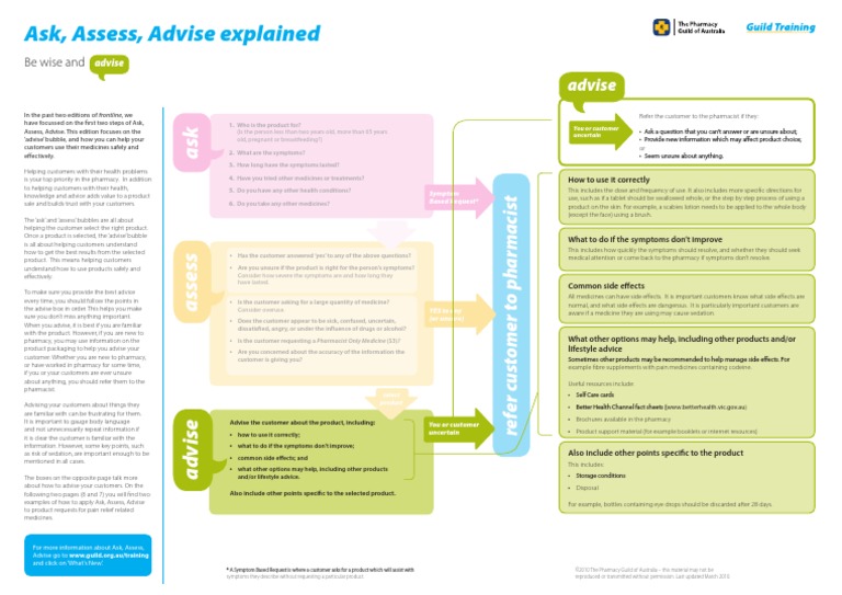The Advise Bubble PDF | PDF | Pharmacy | Adverse Effect