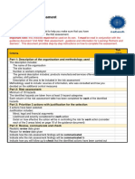 UNIT IG2: Risk Assessment: Checklist For Learners