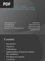 High Performance Compact Broadband Planar Monopole Antenna For Uwb (Ultra Wide Band) Applications