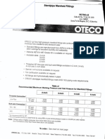 Oteco Standpipe Manifold Fittings