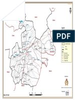 District map of Ahmedabad showing villages and talukas