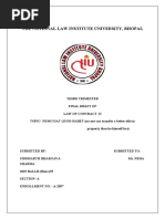 LAW OF CONTRACT-II PROJECT On Sales of Goods Act