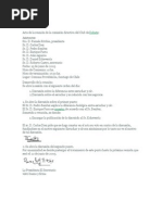 ACTA ADMINISTRATIVA